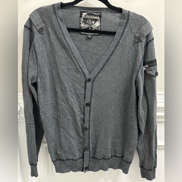 Buckle Other - Buckle Men’s Black Label Slim Fit 💯 Cotton Cardigan size XL